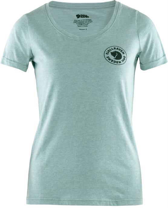 Fjällräven 1960 Logo T-Shirt Womens, Clay Blue / Melange Fjällräven 1960 Logo T-Shirt Womens, Clay Blue / Melange