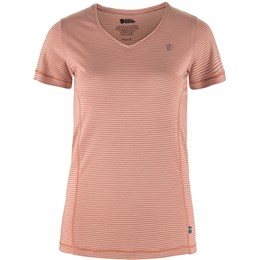 Fjällräven Abisko Cool T-Shirt Dame S Rød Korte ærmer