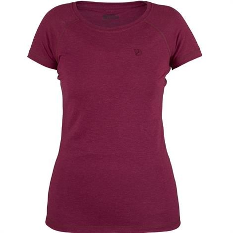 Fjällräven Abisko Trail T-Shirt Womens, Plum Fjällräven Abisko Trail T-Shirt Womens, Plum