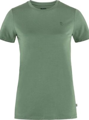 Fjällräven Abisko Wool SS Kvinder / Damer-patina green-XL - T-Shirts