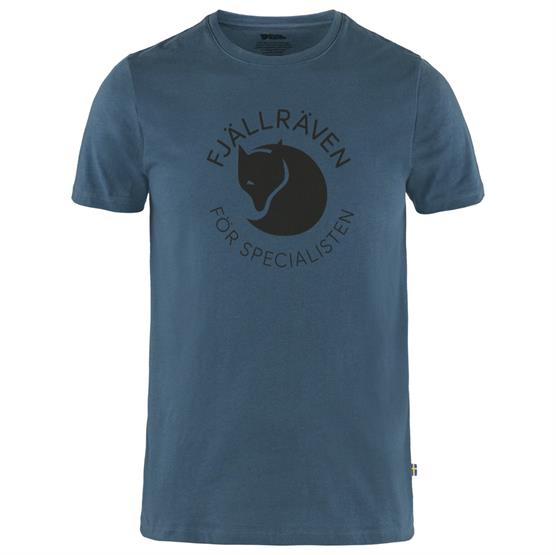 Fjällräven Fox T-Shirt Mens, Indigo Blue Fjällräven Fox T-Shirt Mens, Indigo Blue