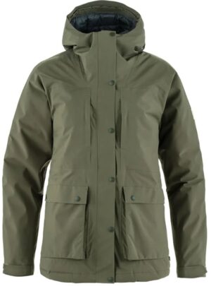Fjällräven HC Hydratic Padded Jacket Kvinder / Damer-laurel green-L - Vinterjakker