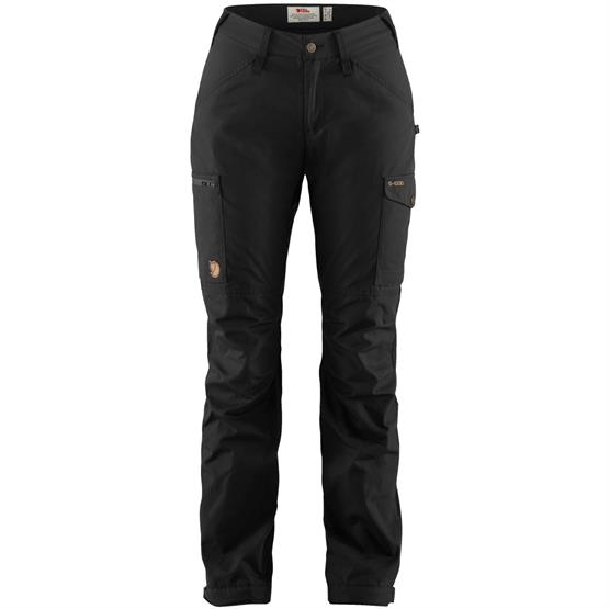 Fjällräven Kaipak Trousers Curved Womens, Black Fjällräven Kaipak Trousers Curved Womens, Black
