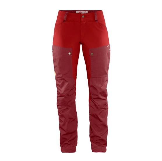Fjällräven Keb Curved Trousers Womens, Ox Red / Lava Fjällräven Keb Curved Trousers Womens, Ox Red / Lava
