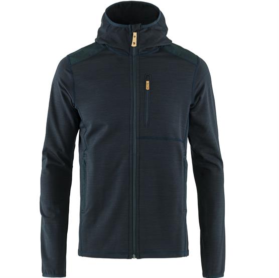 Fjällräven Keb Fleece Hoodie Mens, Dark Navy Fjällräven Keb Fleece Hoodie Mens, Dark Navy