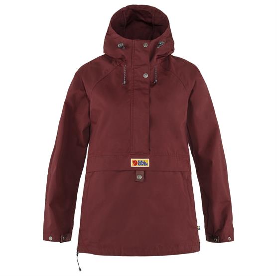 Fjällräven Vardag Anorak Womens, Bordeaux Red Fjällräven Vardag Anorak Womens, Bordeaux Red