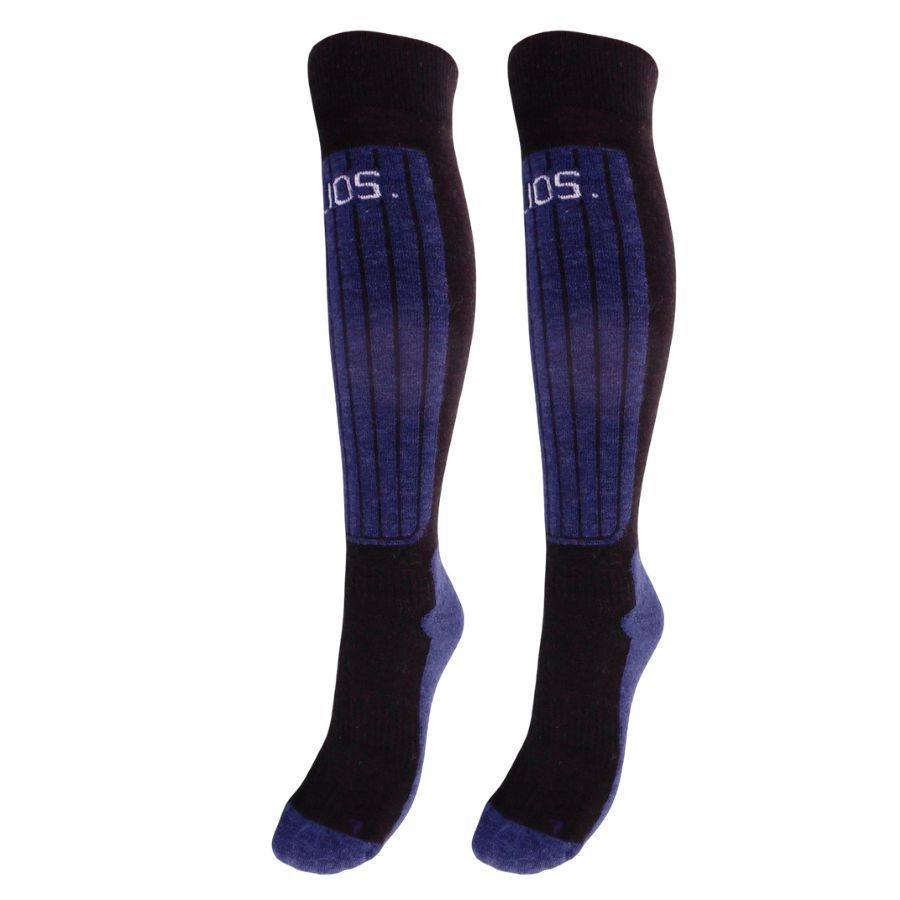 Helios Merino One 60, skistrømper, 2 par, navy Helios Merino One 60, skistrømper, 2 par, navy