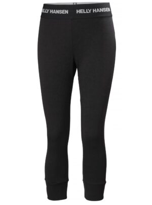 Helly Hansen Lifa Merino Midweight 3/4 Pant, dame, sort