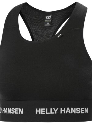 Helly Hansen Lifa Merino Midweight Bra, dame, sort