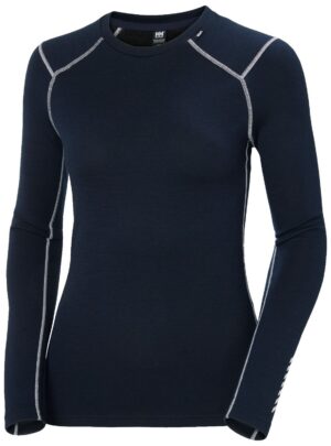 Helly Hansen Lifa Merino Midweight Crew, dame, navy