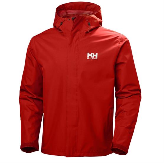 Helly Hansen Mens Seven J Jacket, Alert Red Helly Hansen Mens Seven J Jacket, Alert Red