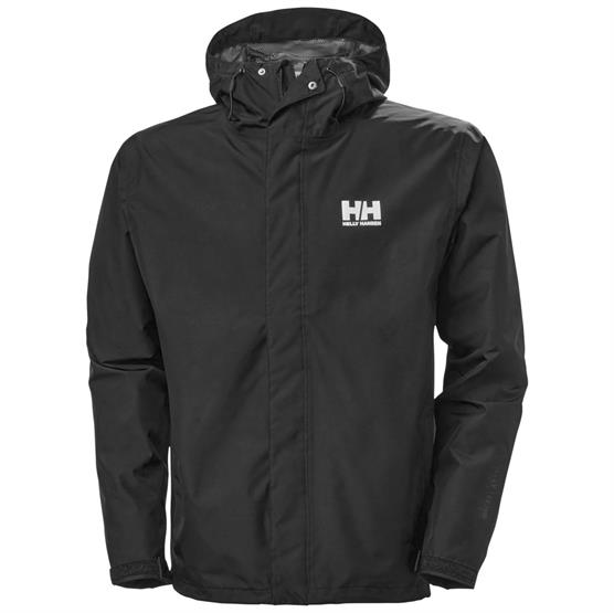 Helly Hansen Mens Seven J Jacket, Black Helly Hansen Mens Seven J Jacket, Black