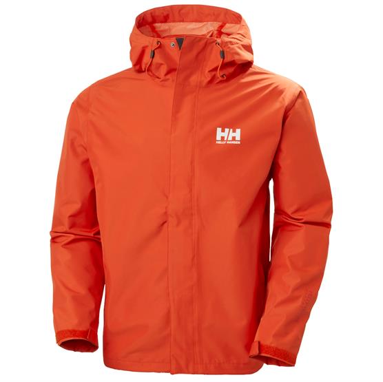 Helly Hansen Mens Seven J Jacket, Patrol Orange Helly Hansen Mens Seven J Jacket, Patrol Orange