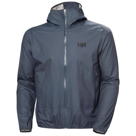 Helly Hansen Mens Verglas 2.5L Fastpack Jacket, Alpine Frost Helly Hansen Mens Verglas 2.5L Fastpack Jacket, Alpine Frost
