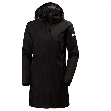 Helly Hansen Womens Aden Long Jacket, Black Helly Hansen Womens Aden Long Jacket, Black