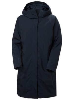 Helly Hansen Womens Lily Insulated Raincoat, Navy