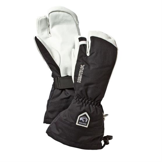 Hestra Army Leather Heli Ski - 3 Finger, Black Hestra Army Leather Heli Ski - 3 Finger, Black