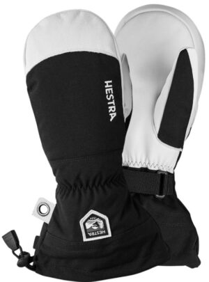 Hestra Army Leather Heli skiluffer, sort