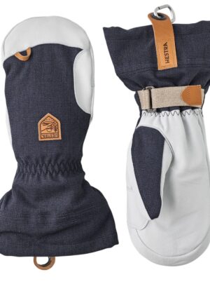 Hestra Army Leather Patrol Gauntlet, luffer, navy