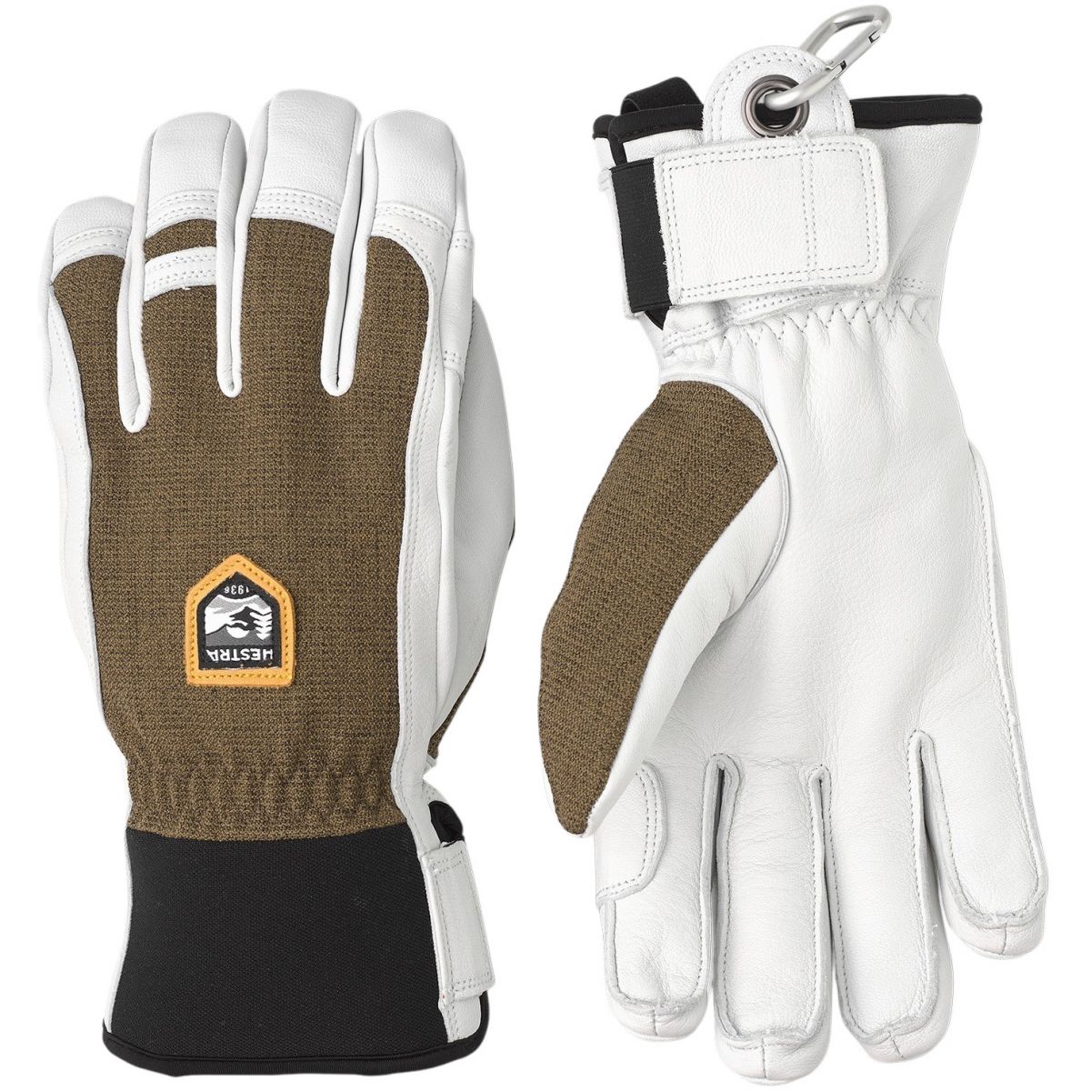 Hestra Army Leather Patrol, skihandsker, olive Hestra Army Leather Patrol, skihandsker, olive