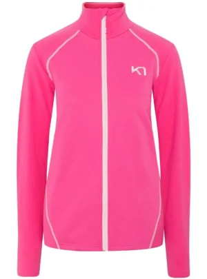 Kari Traa F/Z Fleecetrøje Dame, sweet pink