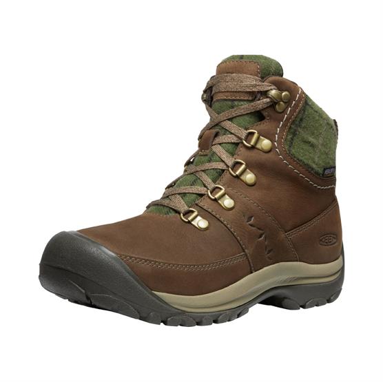 Keen Womens Kaci III Winter Mid WP, Dark Earth / Green Plaid Keen Womens Kaci III Winter Mid WP, Dark Earth / Green Plaid