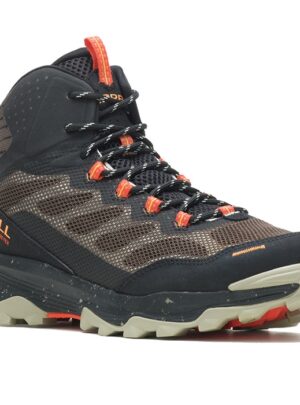 Merrell Speed Strike Mid GTX Herre / Mænd, Black/Boulder-43 - Vandresko