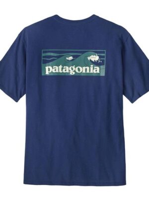 Patagonia Mens Boardshort Logo Pocket Responsibili-Tee, Clement