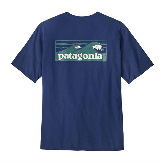 Patagonia Mens Boardshort Logo Pocket Responsibili-Tee, Clement Patagonia Mens Boardshort Logo Pocket Responsibili-Tee, Clement