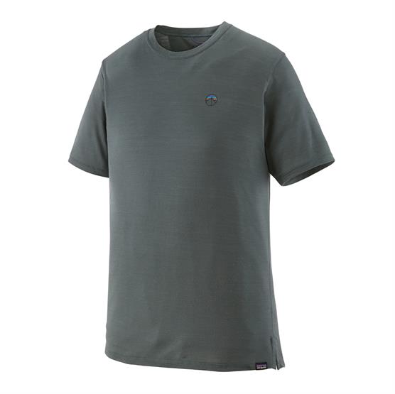 Patagonia Mens Cap Cool Merino Graphic Shirt, FitzRoy / Green Patagonia Mens Cap Cool Merino Graphic Shirt, FitzRoy / Green