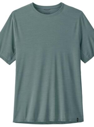 Patagonia Mens Cap Cool Ultra Shirt, Blue Sage - Light Blue X-Dye