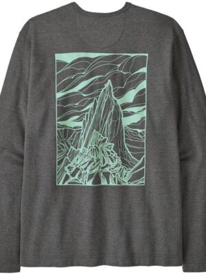 Patagonia Mens LW Cloud Crag Wildrise Crew, Ink Black