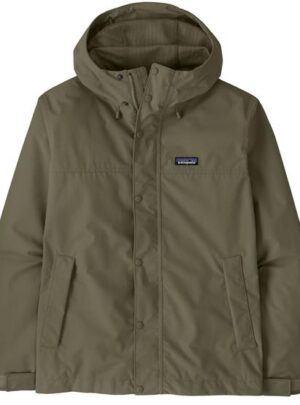 Patagonia Mens Outdoor Everyday Rain Jacket, Basin Green