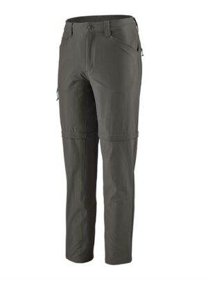 Patagonia Mens Quandary Convertible Pants, Forge Grey