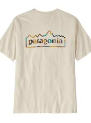 Patagonia Mens Unity Fitz Responsibili-Tee, Birch White
