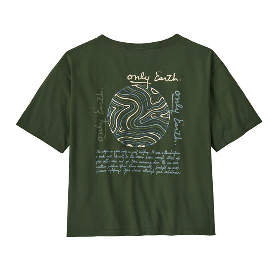 Patagonia Womens CTA Easy Cut Organic T-Shirt, Earth Currents Patagonia Womens CTA Easy Cut Organic T-Shirt, Earth Currents