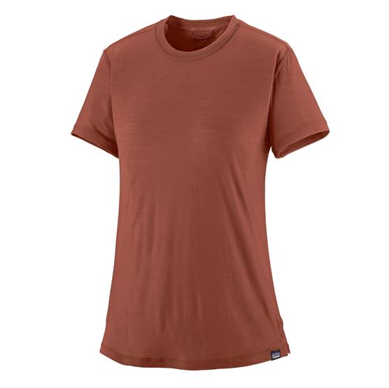 Patagonia Womens Cap Cool Merino Blend Shirt, Burl Red Patagonia Womens Cap Cool Merino Blend Shirt, Burl Red