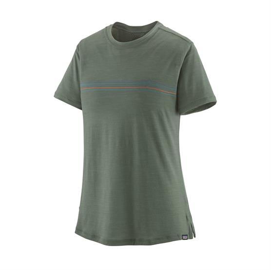 Patagonia Womens Cap Cool Merino Blend Shirt, Hemlock Green Patagonia Womens Cap Cool Merino Blend Shirt, Hemlock Green
