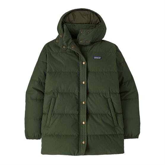 Patagonia Womens Cotton Down Parka, Torrey Pine Green Patagonia Womens Cotton Down Parka, Torrey Pine Green