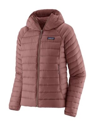 Patagonia Womens Down Sweater Hoody, Dulse Mauve
