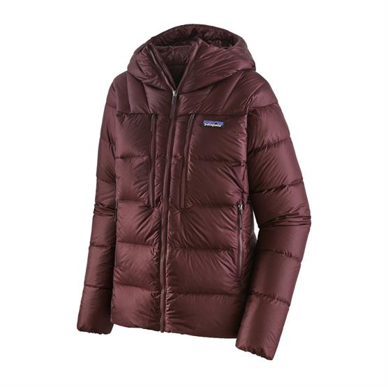 Patagonia Womens Fitz Roy Down Hoody, Dark Ruby Patagonia Womens Fitz Roy Down Hoody, Dark Ruby