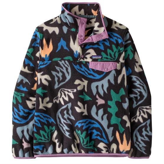 Patagonia Womens LW Synch Snap-T P/O, Kaleido Black Patagonia Womens LW Synch Snap-T P/O, Kaleido Black