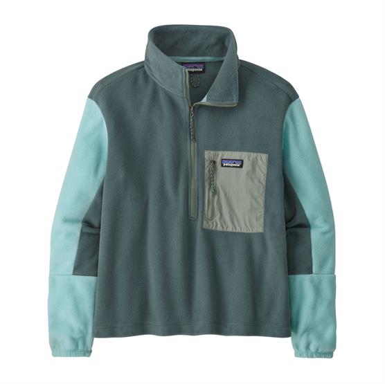Patagonia Womens Microdini 1/2 Zip P/O, Nouveau Green Patagonia Womens Microdini 1/2 Zip P/O, Nouveau Green