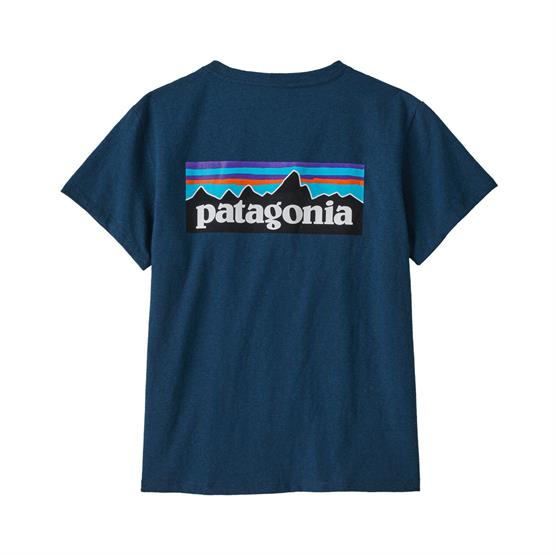 Patagonia Womens P-6 Logo Responsibili-Tee, Tidepool Blue Patagonia Womens P-6 Logo Responsibili-Tee, Tidepool Blue