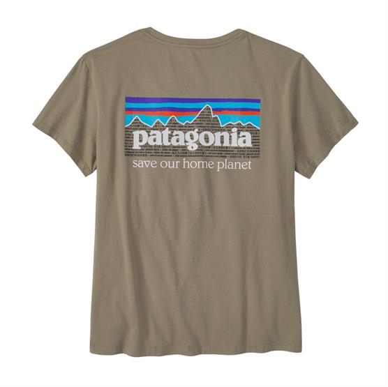 Patagonia Womens P-6 Mission Organic T-Shirt, Garden Green Patagonia Womens P-6 Mission Organic T-Shirt, Garden Green