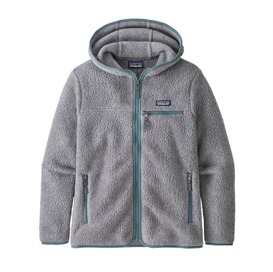 Patagonia Womens Retro Pile Hoody, Salt Grey Patagonia Womens Retro Pile Hoody, Salt Grey