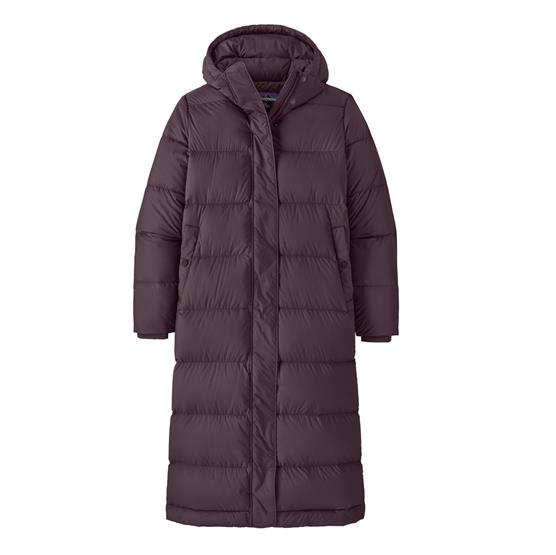 Patagonia Womens Silent Down Long Parka, Obisdian Plum Patagonia Womens Silent Down Long Parka, Obisdian Plum
