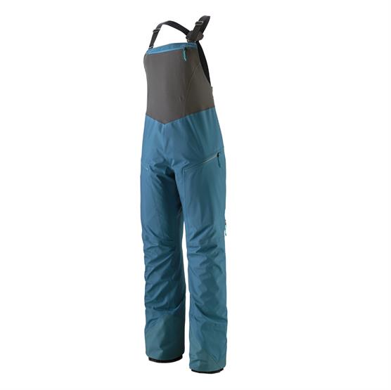 Patagonia Womens Snowdrifter Bibs, Wavy Blue Patagonia Womens Snowdrifter Bibs, Wavy Blue