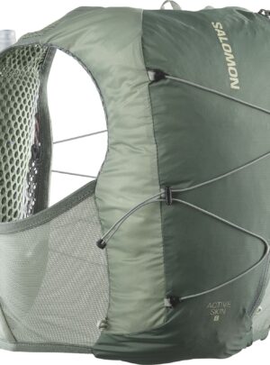 Salomon Active Skin 8 Set, løberygsæk, grå