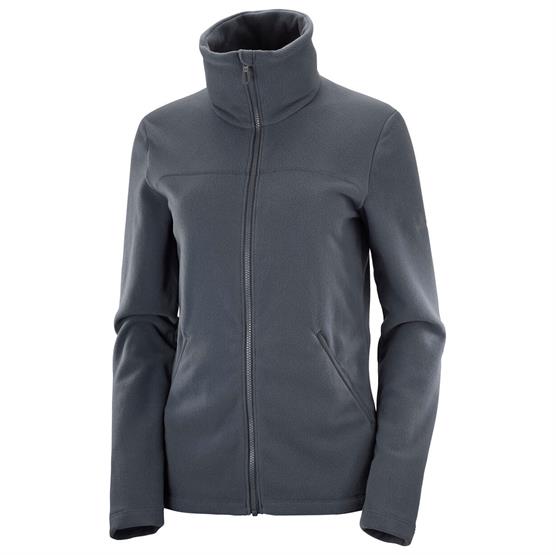 Salomon Essential Cosy Fleece FZ Womens, Ebony Salomon Essential Cosy Fleece FZ Womens, Ebony
